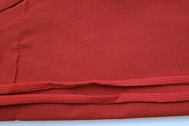 Red Spun Polyester