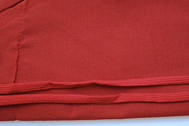 Red Spun Polyester